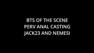 behind the scene,perv anal casting Nemesi and Jack23,0%pussy only anal,milk fetish,pising,rimming,hardcore,bdsm,cum on high heels and feet